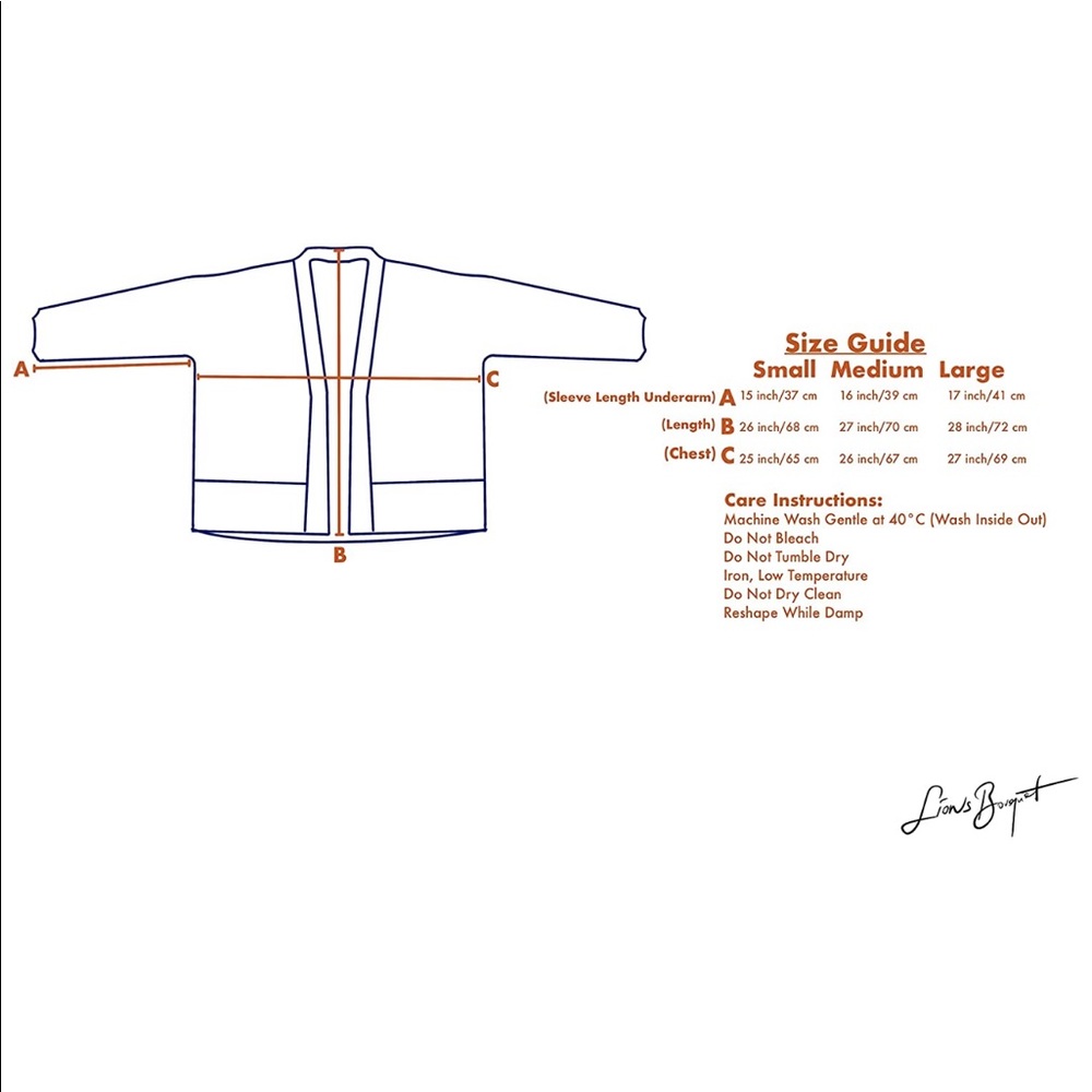 Lion's Bouquet New
Oversize-Knit V-Nick Sweater - Picture 7 of 7